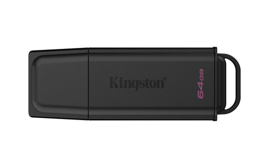 Kingston Technology DataTraveler 64GB Portable USB 3.2 Gen 1 Exodia Black