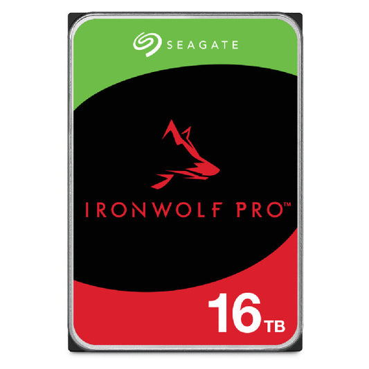 Seagate IronWolf Pro ST16000NT001 internal hard drive, 16TB, 7200 RPM, 3.5-inch, Serial ATA III