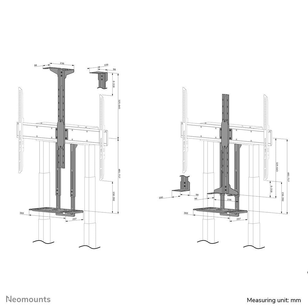 Neomounts videobar & multimedia kit