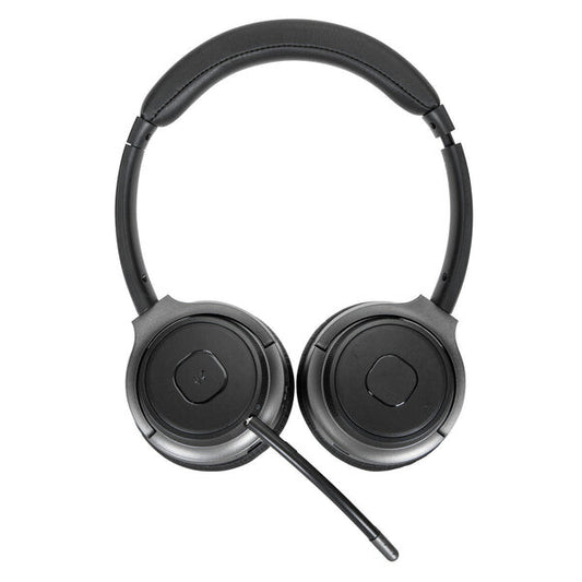 Targus AEH104GL headphones/headset Wired & Wireless Head-band Calls/Music USB-C Bluetooth, Boom/Built-in microphone, black