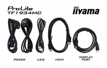 iiyama ProLite TF1934MC-B7X computer monitor 48.3 cm (19") 1280 x 1024 pixels SXGA LED Touchscreen Black