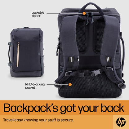 HP Travel 25 Liter 15.6 Iron Grey Laptop Backpack