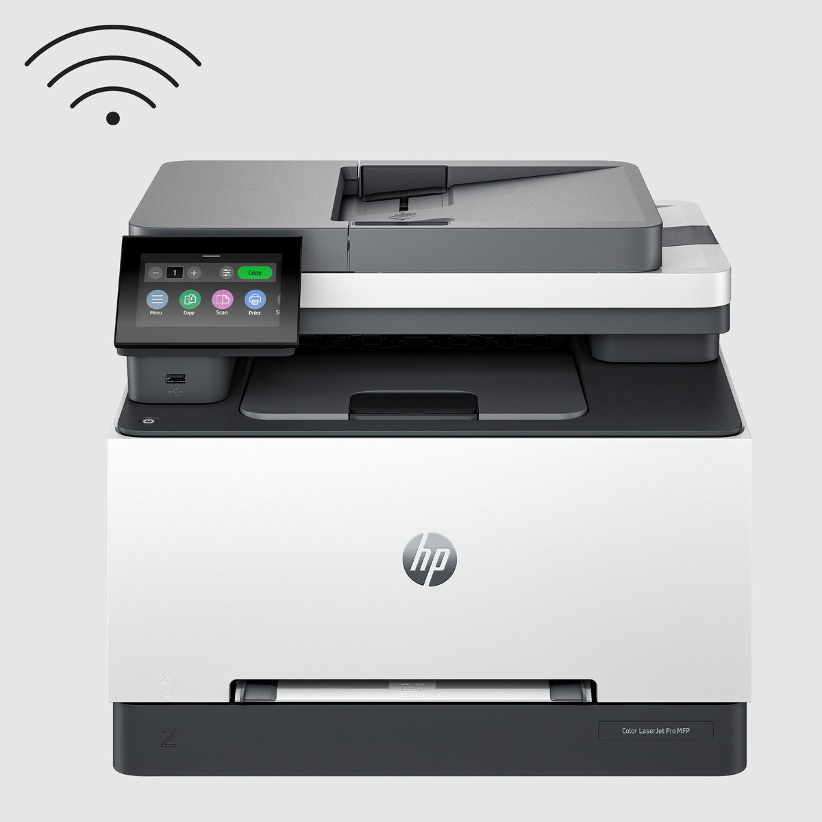 HP LaserJet Pro 3302sdw Wireless Multifunction Color Printer, Copier, Scanner; Duplex