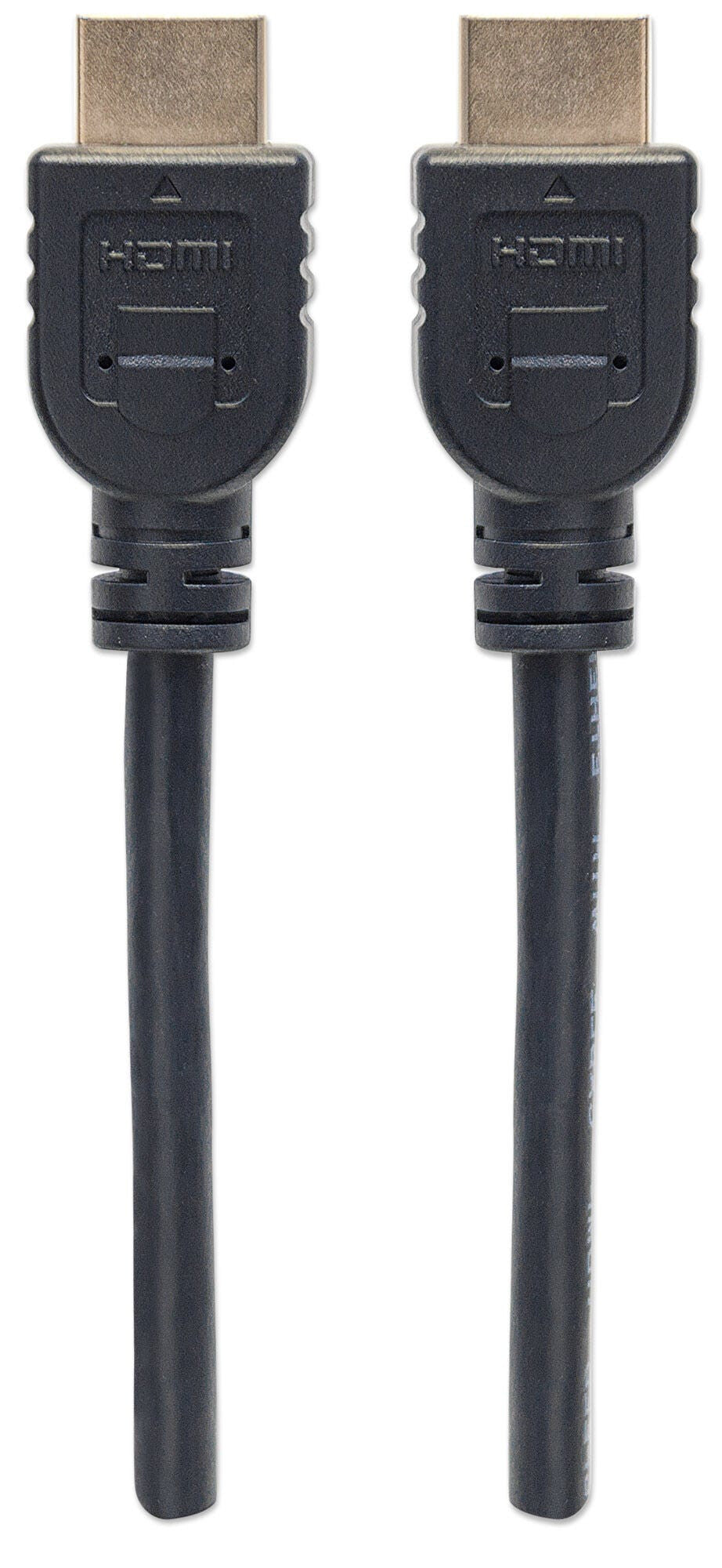 Manhattan HDMI 4K@60Hz Cable with Ethernet, CL3 In-Wall Rated, 2m, Suitable for ALL 4K & 1080p/HD Uses, Black, Premium High Speed, Lifetime Warranty, Higher 4K Refresh Rate than HD3MM2MW (4K@30Hz)