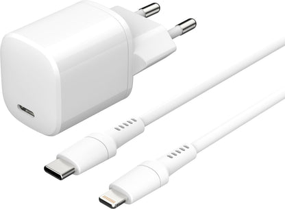 eSTUFF ES637500 mobile device charger Smartphone, Tablet White AC Fast charging Indoor