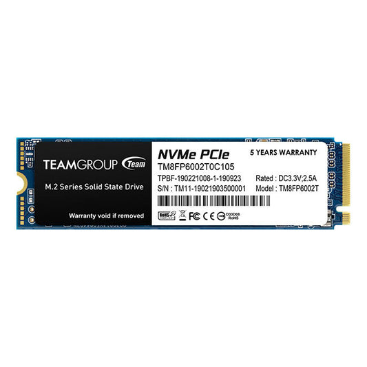 Team Group MP33 2TB M.2 PCI Express 3.0 NVMe 3D NAND solid state drive