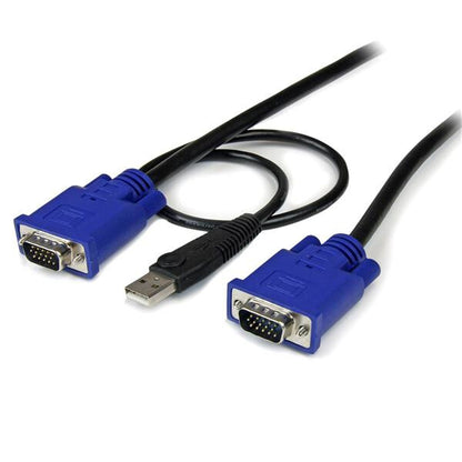 StarTech.com 10 ft Ultra Thin USB VGA 2-in-1 KVM Cable