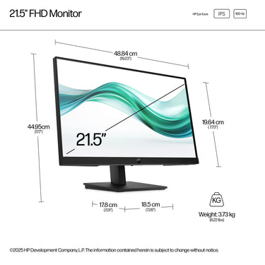 HP Series 3 Pro 21.5 inch FHD Monitor 322ph