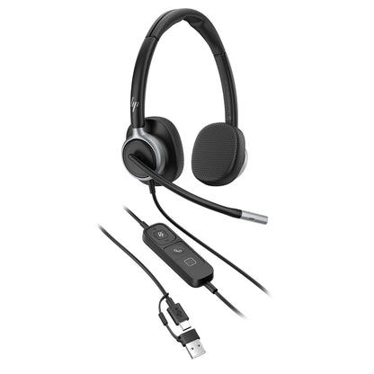 HP Poly Mission 615 Monaural USB Wired Headset (Bulk)