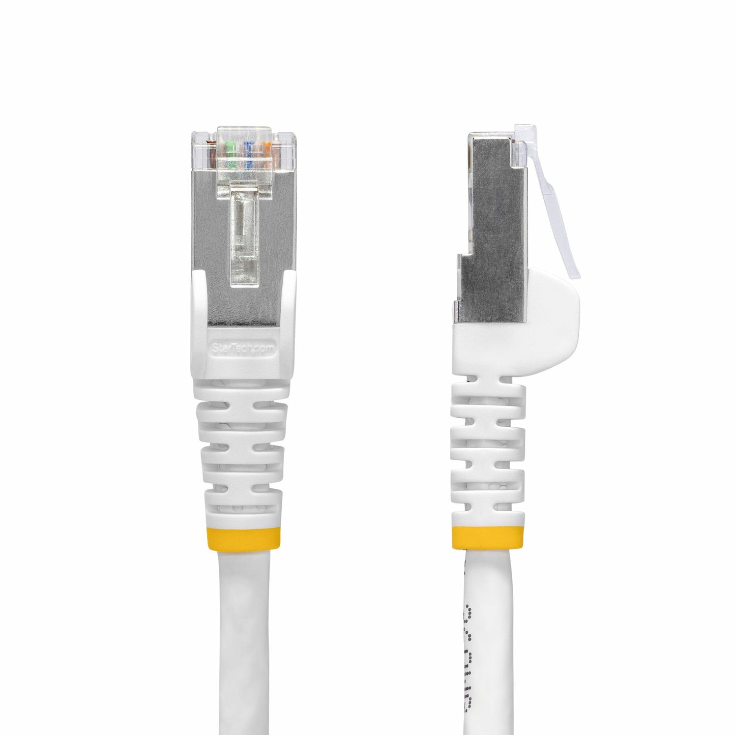 StarTech.com 5m White CAT8 Ethernet Cable, Snagless RJ45, 25G/40G, 2000MHz, 100W PoE++, S/FTP, 26AWG Pure Bare Copper Wire, LSZH, Shielded Network Patch Cord w/Strain Reliefs, Individually Tested
