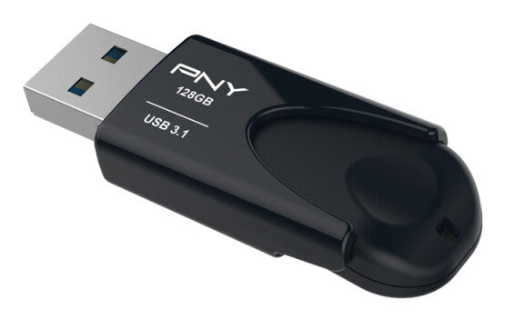 PNY Attache 4 USB flash drive 128 GB USB Type-A 3.2 Gen 1 (3.1 Gen 1) Black
