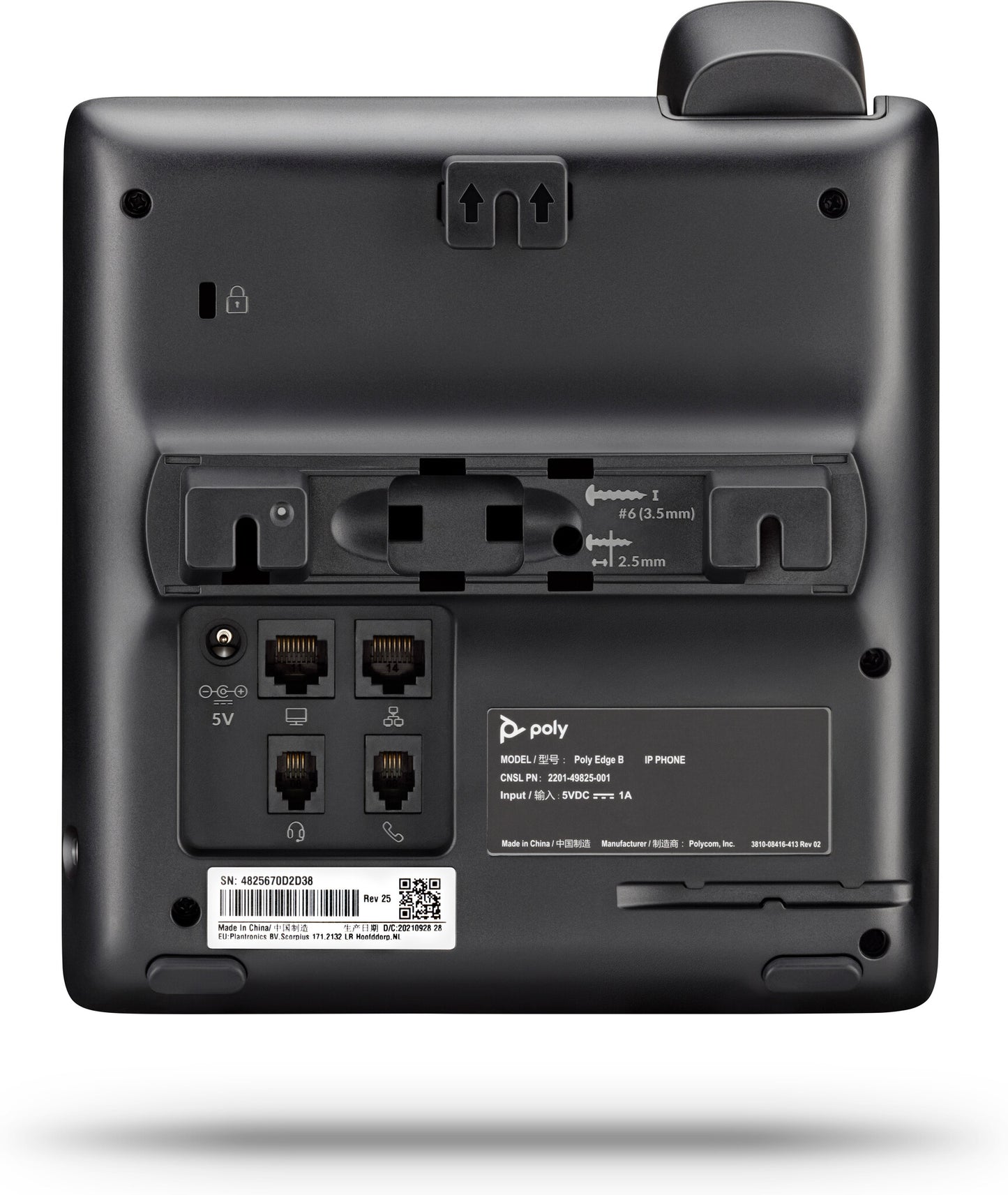HP Poly Edge B30 IP Phone and PoE-enabled