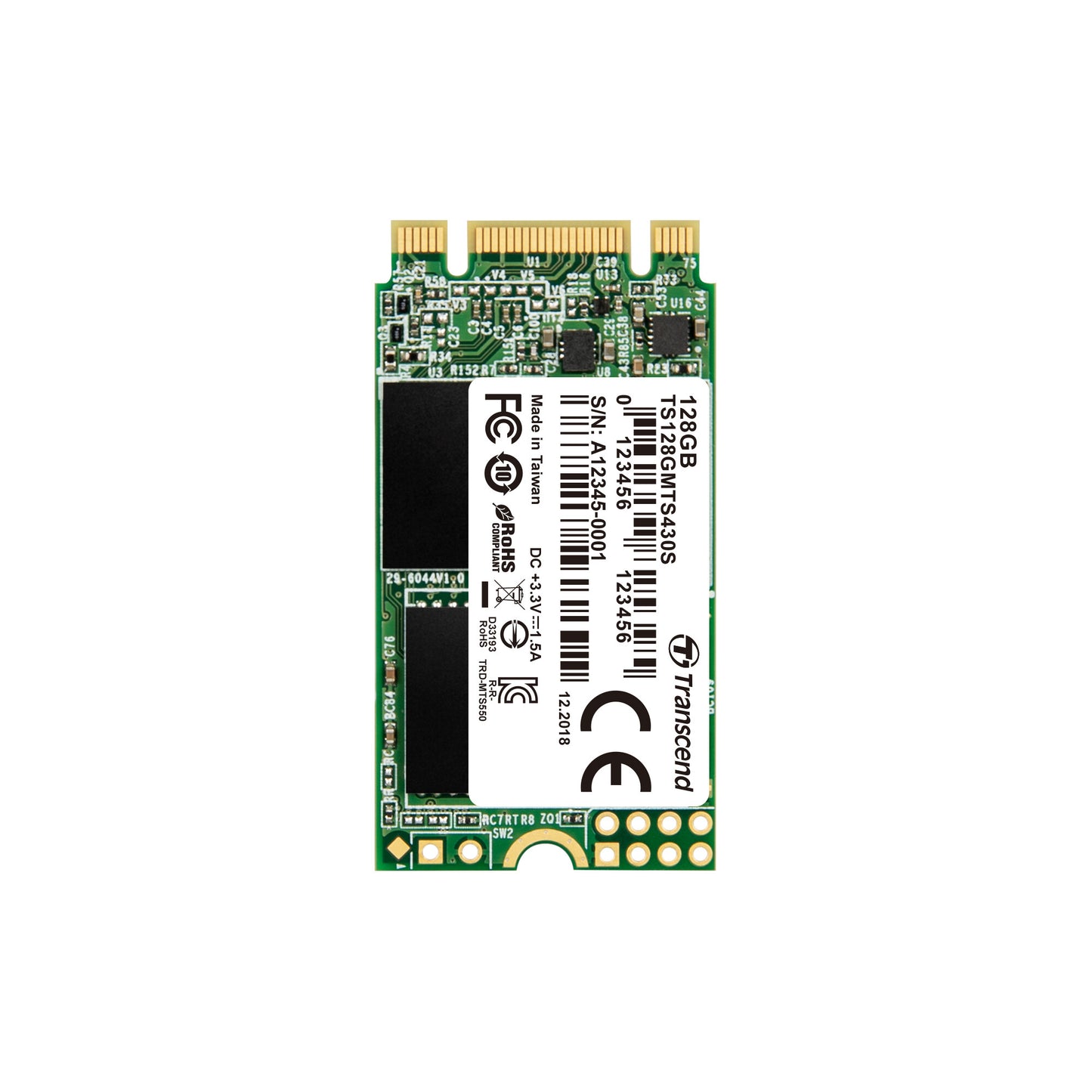 Transcend M.2 SSD 430S 128GB