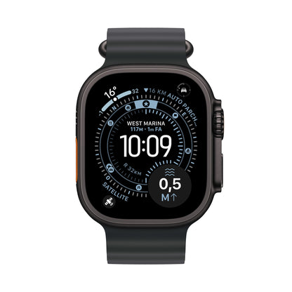 Apple Watch Ultra 3 GPS + Cellular 49mm Black Titanium Case with Black Ocean Band