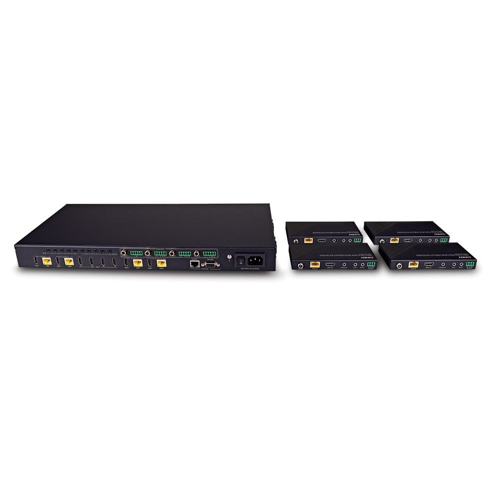 Lindy 150m Cat.6 4x4 HDMI 4K60 HDBaseT Matrix Extender