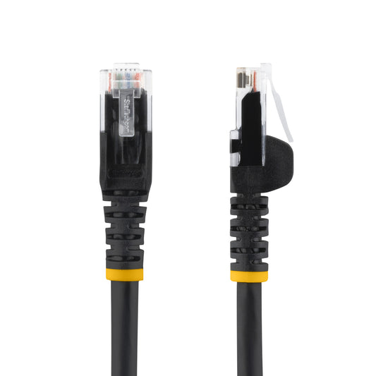 StarTech.com 7m CAT6 Ethernet Cable - LSZH (Low Smoke Zero Halogen) - 10 Gigabit 250Mhz 100W PoE RJ45 10GbE UTP Network Patch Cord Snagless with Strain Relief - Black, CAT 6, ETL Verified, 24AWG