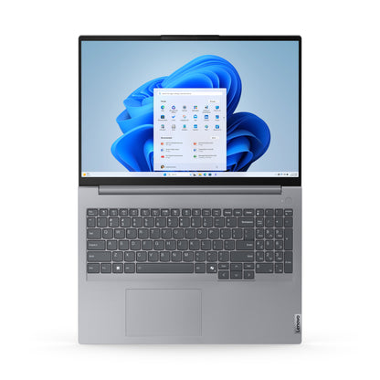 Lenovo ThinkBook 16 AMD Ryzen™ 5 7535HS Laptop 40.6 cm (16") WUXGA 8 GB DDR5-SDRAM 256 GB SSD Wi-Fi 6E (802.11ax) Windows 11 Pro Grey