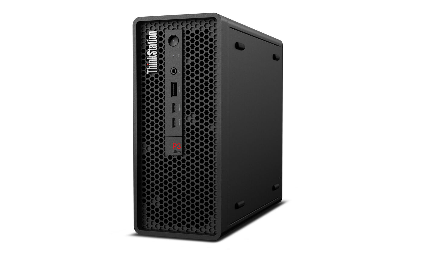 Lenovo ThinkStation P3 Ultra SFF Gen 2 Intel Core Ultra 7 265 32 GB DDR5-SDRAM 1 TB SSD NVIDIA RTX A1000 Windows 11 Pro Workstation