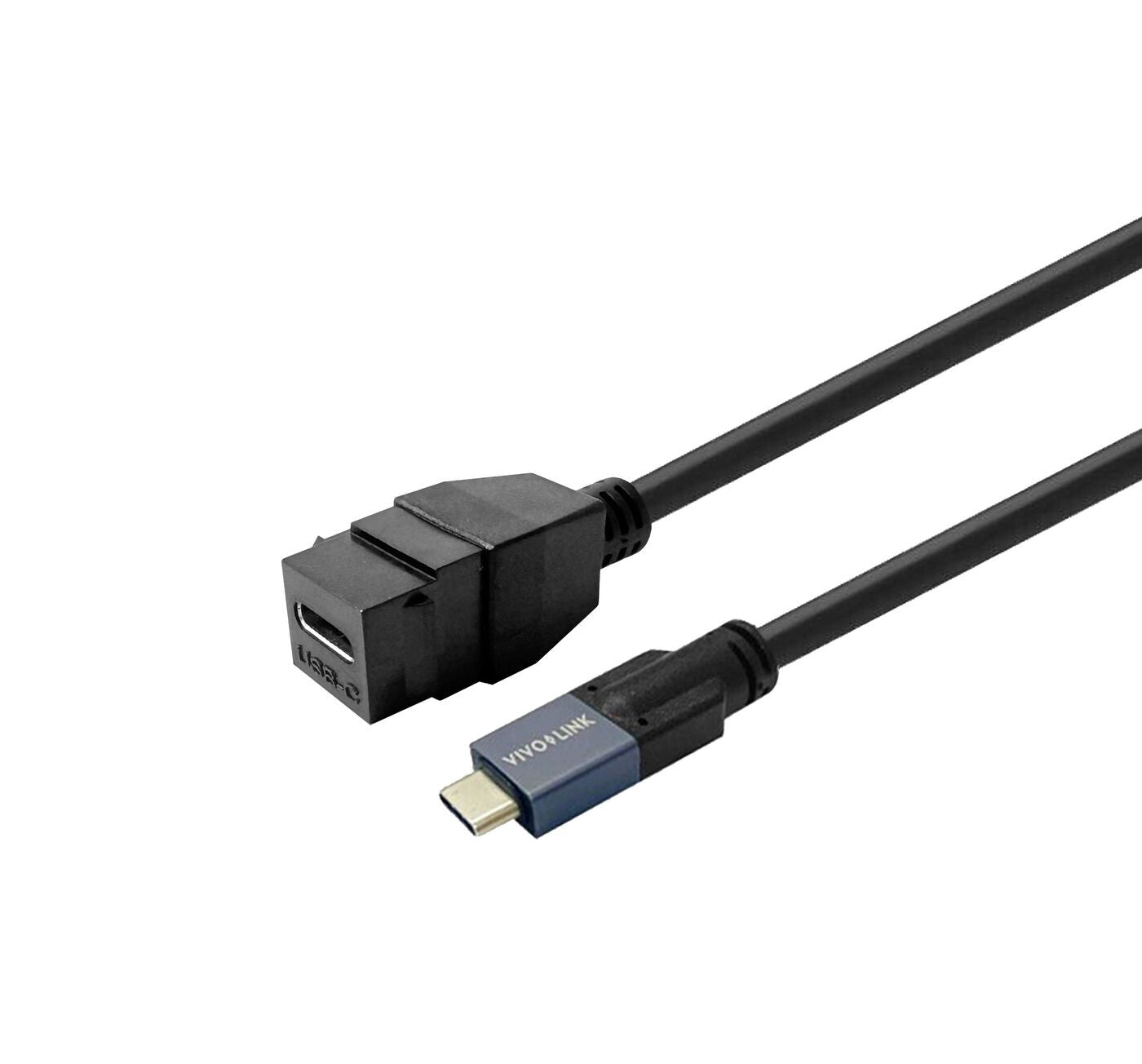 Vivolink PROKEYUSBCFM1B USB cable USB 3.2 Gen 2 (3.1 Gen 2) 1 m USB C Black