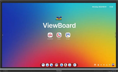 Viewsonic IFP7551-3C interactive whiteboard 190.5 cm (75") 3840 x 2160 pixels Touchscreen Black