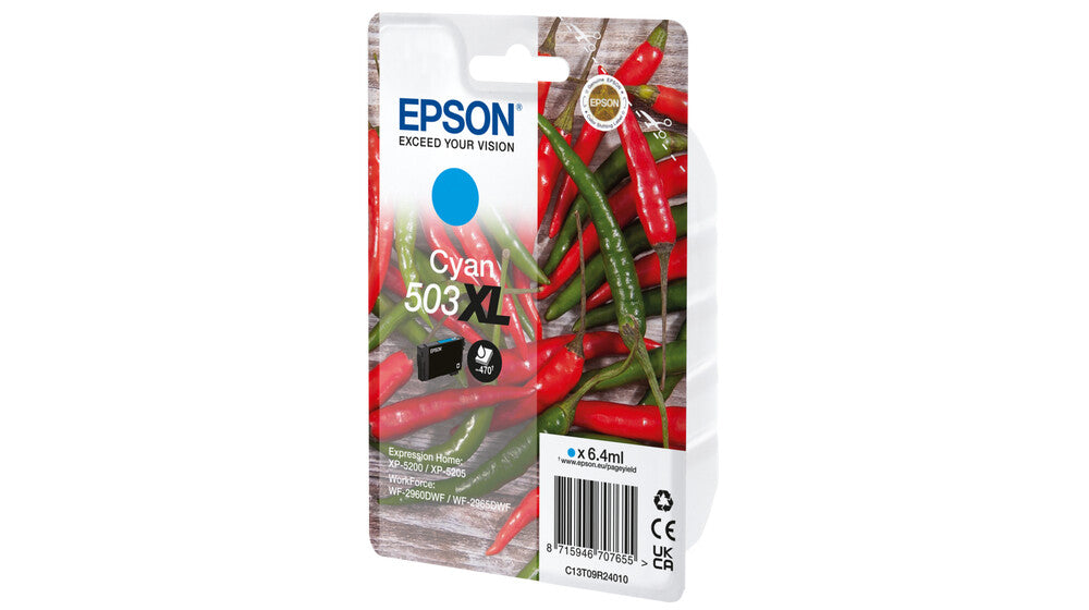 Epson Singlepack Cyan 503XL Ink