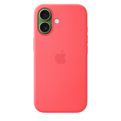 Apple iPhone 17 Silicone Case with MagSafe – Bright Guava