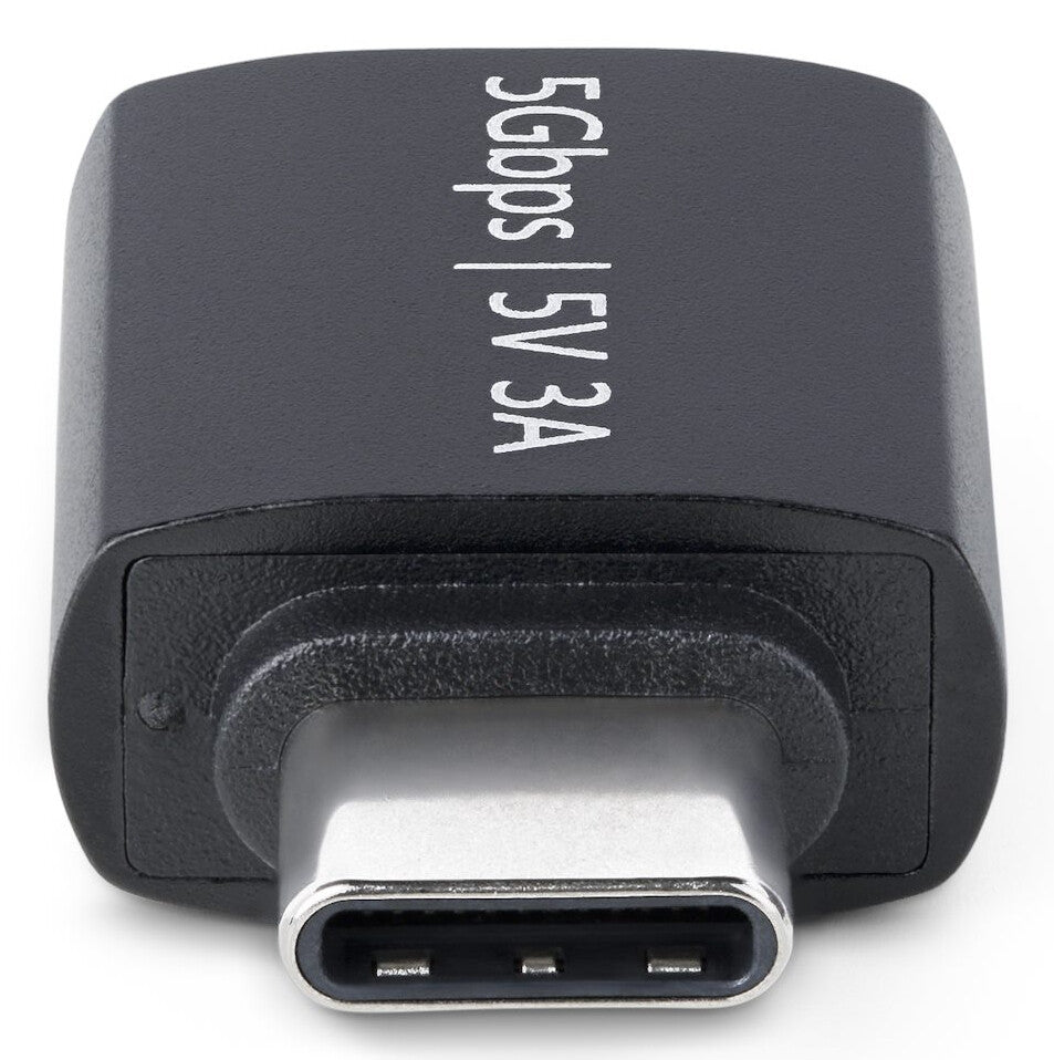 StarTech.com USB-C to USB-A Adapter, USB 5Gbps, Compact USB-C Male to USB-A Female Adapter, Durable Metal Housing, M/F