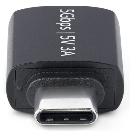 StarTech.com USB-C to USB-A Adapter, USB 5Gbps, Compact USB-C Male to USB-A Female Adapter, Durable Metal Housing, M/F