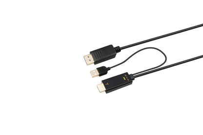 Microconnect HDMI-DP-CON2 video cable adapter 2 m DisplayPort Black