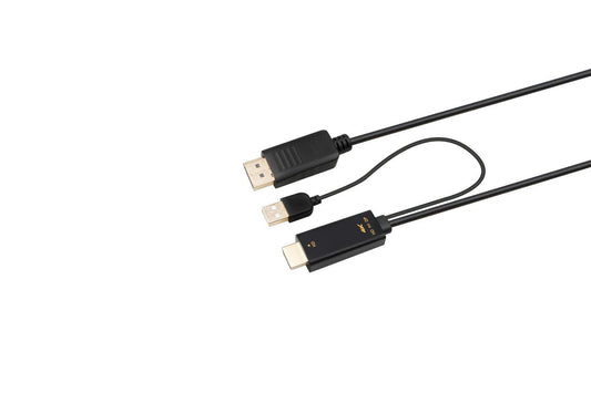 Microconnect HDMI-DP-CON2 video cable adapter 2 m DisplayPort Black