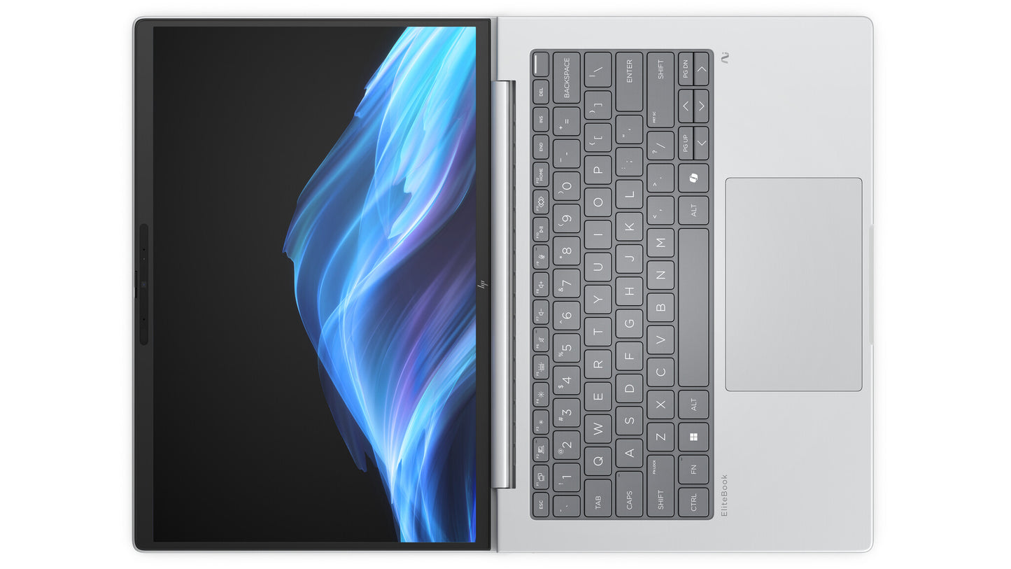 HP EliteBook 8 G1i Next Gen AI Wolf Pro Security Edition Copilot+ PC Intel Core Ultra 5 228V Laptop 35.6 cm (14") WUXGA 32 GB LPDDR5x-SDRAM 512 GB SSD Wi-Fi 7 (802.11be) Windows 11 Pro Silver