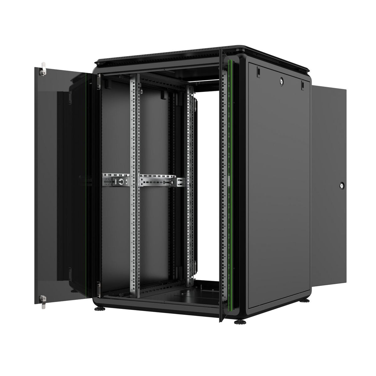 Lanview RDL22U88BL rack cabinet 22U Freestanding rack Black