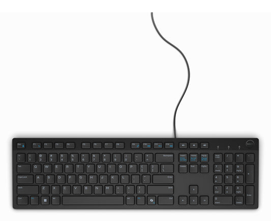 DELL Wired Keyboard - KB216 - Spanish (QWERTY) - Black