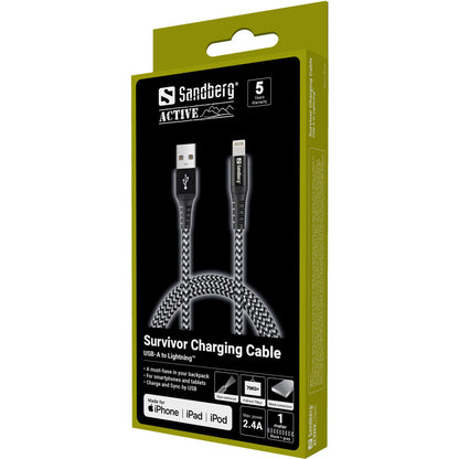 Sandberg Survivor Lightning Cable 1M