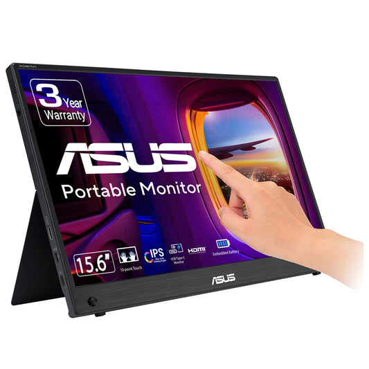 ASUS ZenScreen MB16AMTR monitor, black