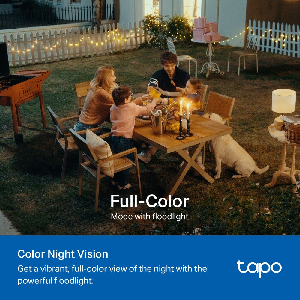 TP-Link Tapo Solar-Powered Floodlight Pan/Tilt Security Camera Kit