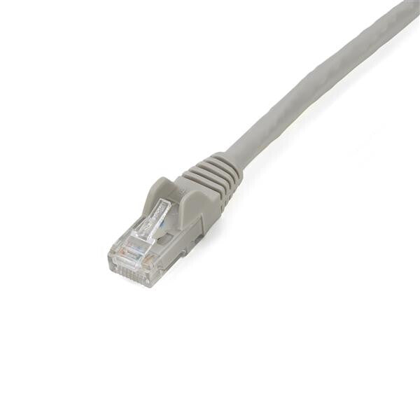 StarTech.com 2m CAT6 Ethernet Cable - Grey CAT 6 Gigabit Ethernet Wire -250MHz 100W PoE RJ45 UTP Network/Patch Cord Snagless w/Strain Relief Individually Tested