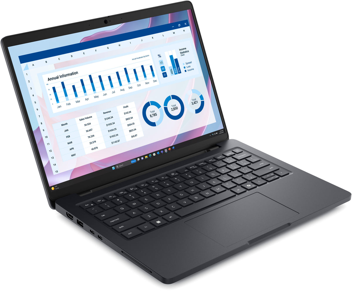 DELL Pro Max 14 MC14255 Copilot+ PC AMD Ryzen AI 7 PRO 350 Mobile workstation 35.6 cm (14") Full HD+ 16 GB LPDDR5x-SDRAM 512 GB SSD Wi-Fi 7 (802.11be) Windows 11 Pro UK English Black
