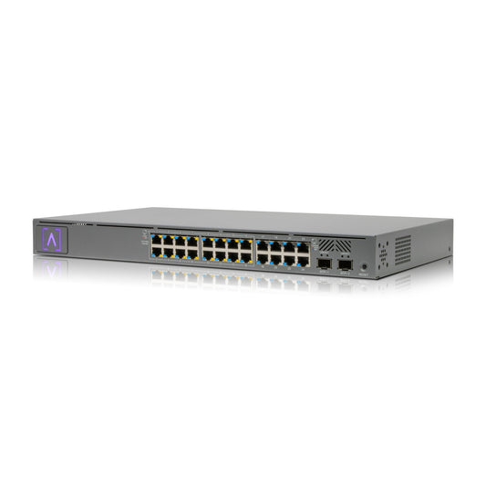 Alta Labs S24-POE network switch Managed Gigabit Ethernet (10/100/1000) Power over Ethernet (PoE) 1U Grey