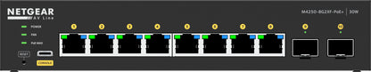 NETGEAR 8x1G PoE+ 220W and 2xSFP+ Managed Switch