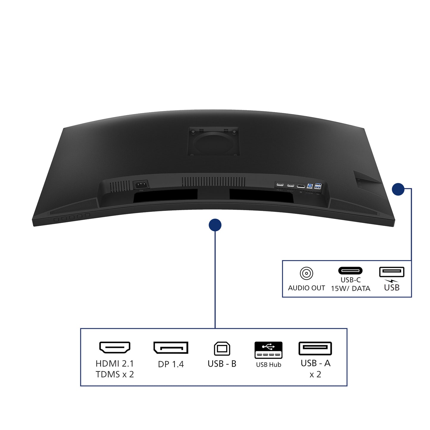 Philips 34B2N3500C/00 computer monitor 86.4 cm (34") 3440 x 1440 pixels Wide Quad HD LCD Black