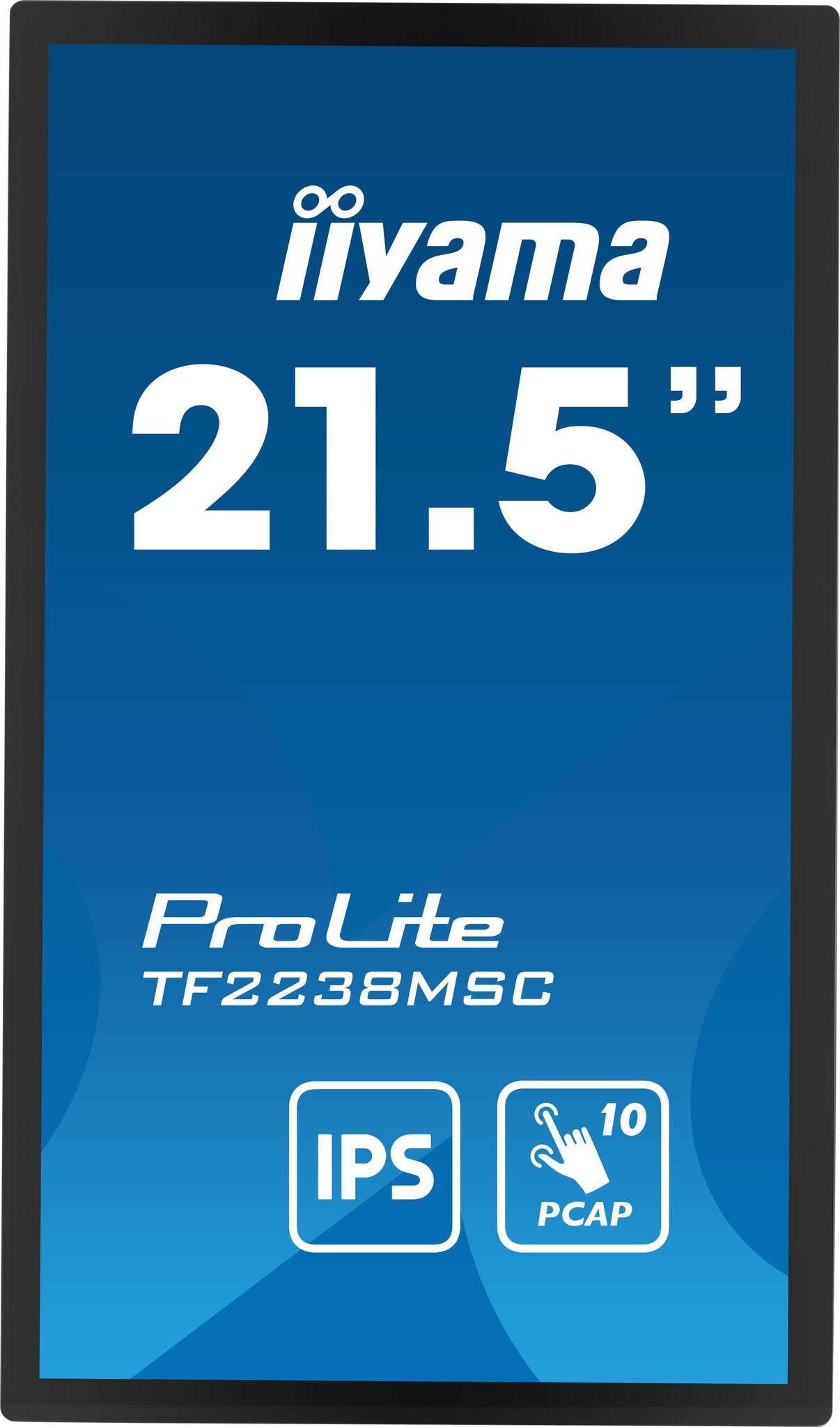 iiyama TF2238MSC-B1 computer monitor 53.3 cm (21") 1920 x 1080 pixels Full HD LED Touchscreen Black