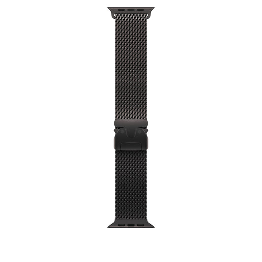 Apple 49mm Black Titanium Milanese Loop - Medium