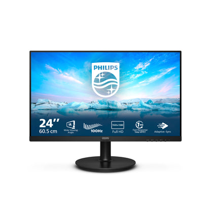 Philips V Line 241V8LAB/00 LED display 60.5 cm (23.8") 1920 x 1080 pixels Full HD LCD Black