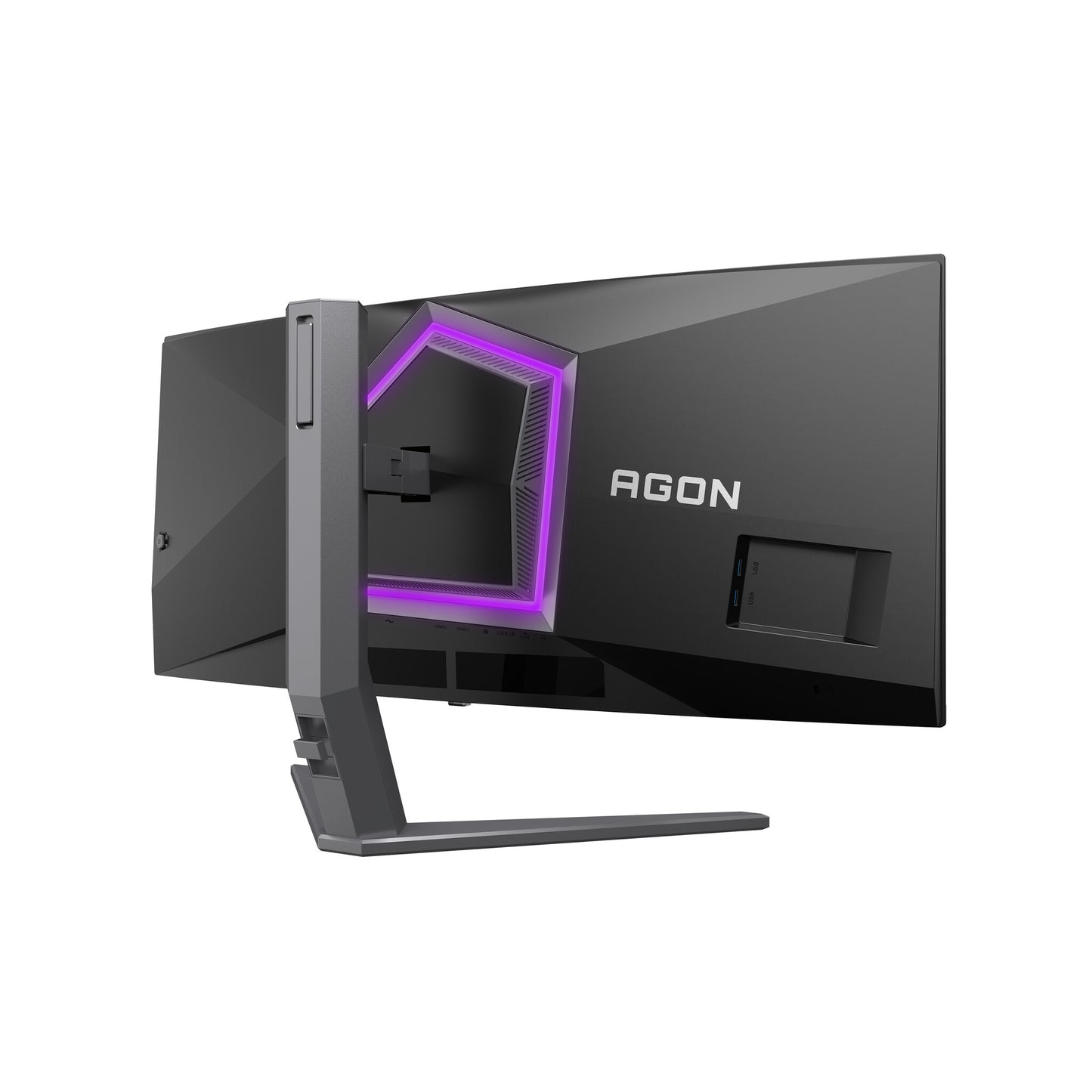 AOC AGON PRO AG346UCD computer monitor 86.4 cm (34") 3440 x 1440 pixels Wide Quad HD QD-OLED Black, Grey