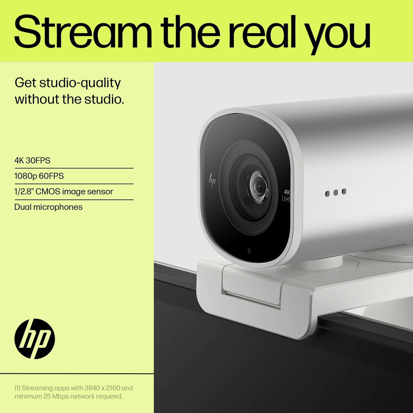 HP 960 4K Streaming Webcam