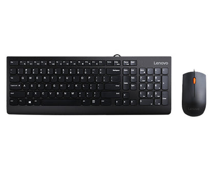 Lenovo 300 keyboard, USB, QWERTY, black
