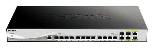 D-Link DXS-1210-16TC/E network switch, Managed, 12-port, grey