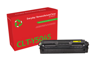 Everyday™ Yellow Remanufactured Toner by Xerox compatible with Samsung CLT-Y504S, Standard capacity