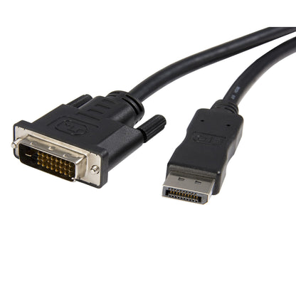 StarTech.com 6ft (1.8m) DisplayPort to DVI Cable, DisplayPort to DVI Adapter Cable, Passive DP to DVI-D Video Converter, 1080p - Replaced by DP2DVI2MM6